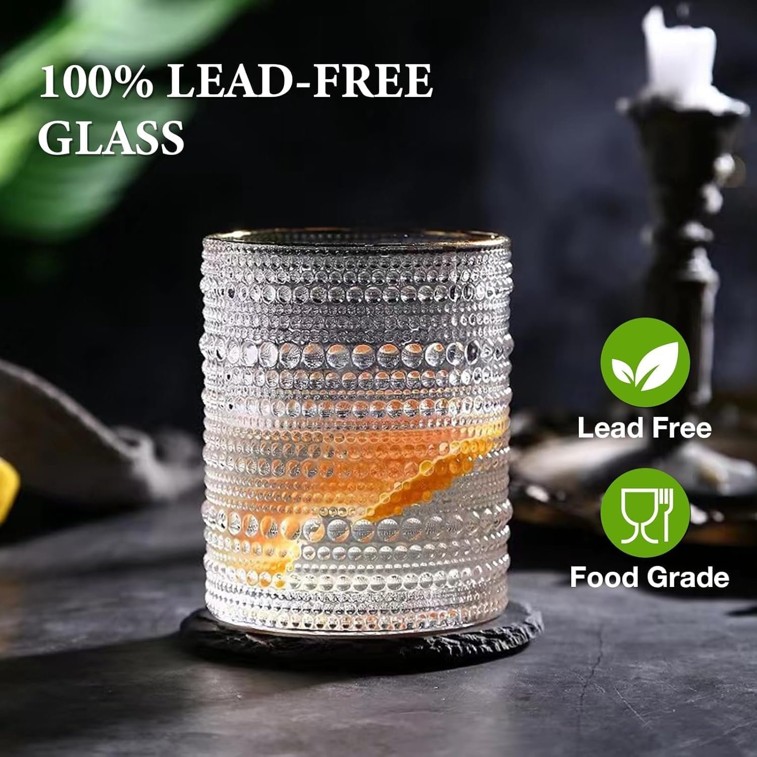 Vintage Drinking Glasses Set of 8, 12 oz Highball Glasses & 10 oz Cocktail Glasses Set, Kitchen Water Glasses Cup, Bar Tumbler Glassware Set for Beer, Juice, Cocktail, Whiskey, Milk - Image 2
